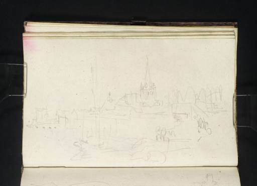 Joseph Mallord William Turner, ‘Uerdingen on the River Rhine, with the Spire of St Peter's Church’ 1833