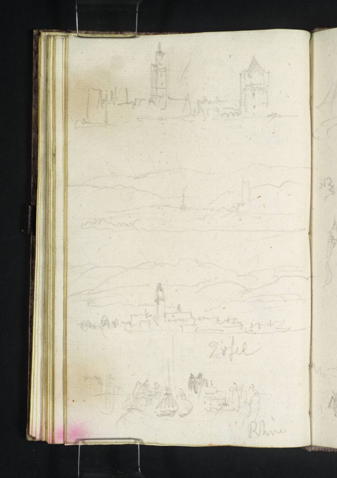 Scenes on River - Elfeld and Rhine [Turner]