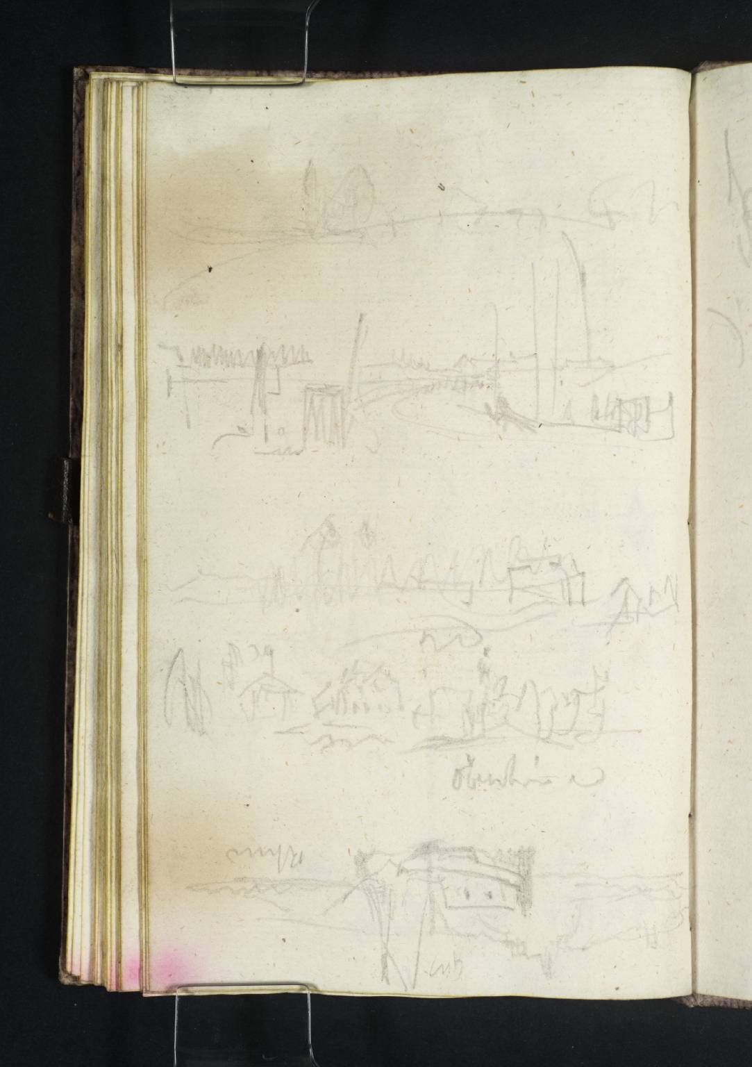 Scenes on River. Rhine and Ober... [Turner]