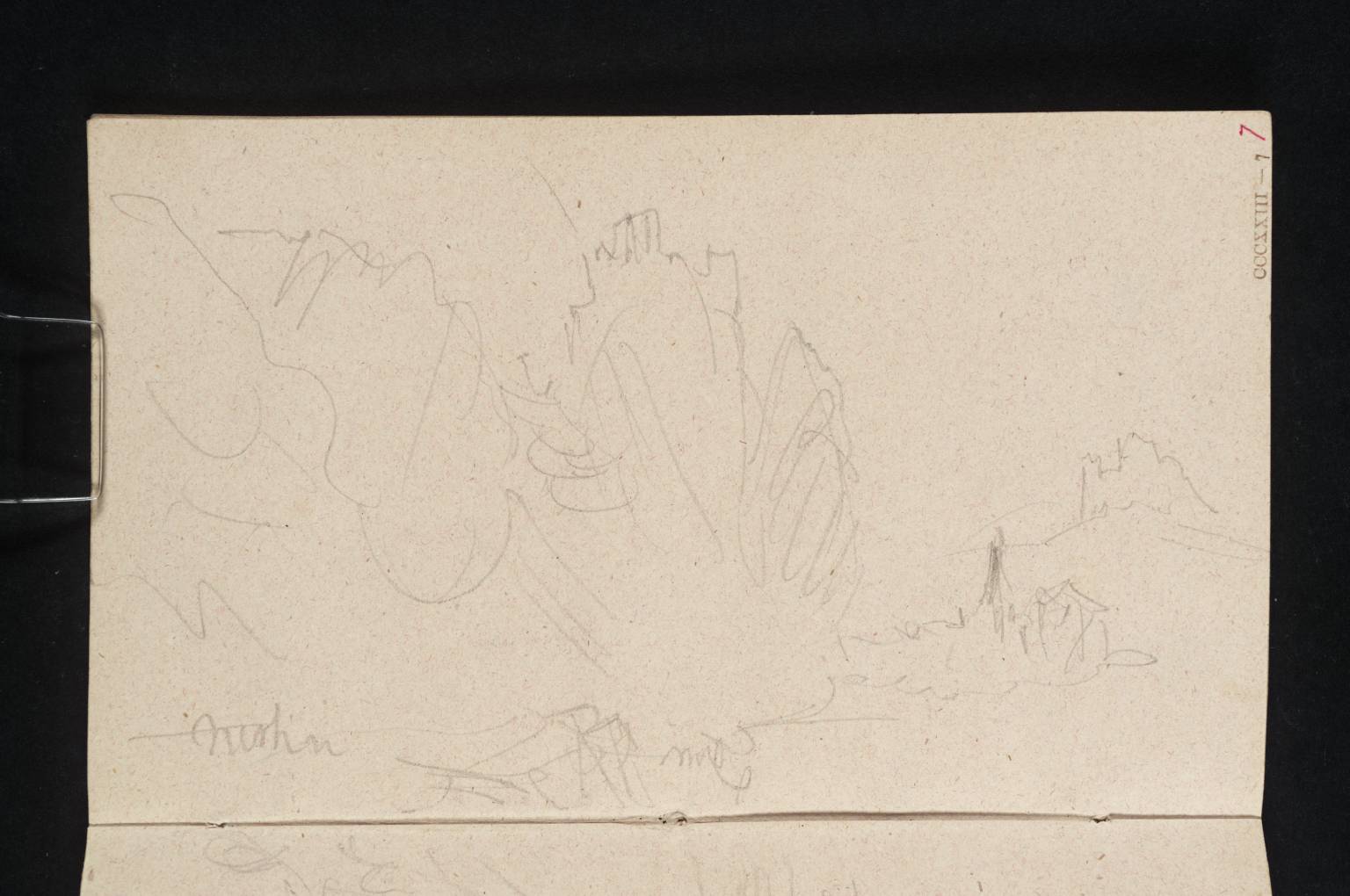 Castle on Rock. ?Nerhn [Turner]