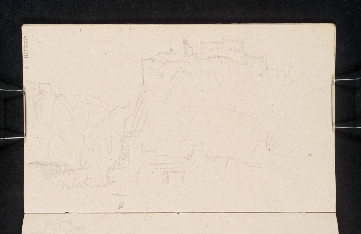 Castle on Rock. (?St Goar)
