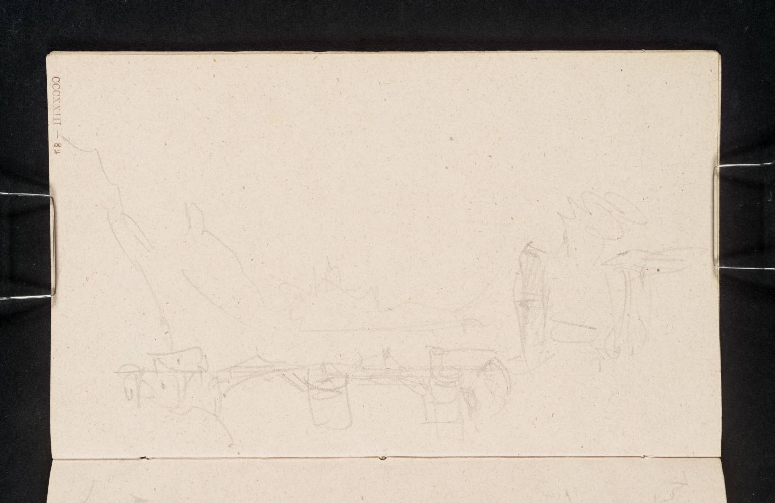 Wooden Bridge, with Mountains