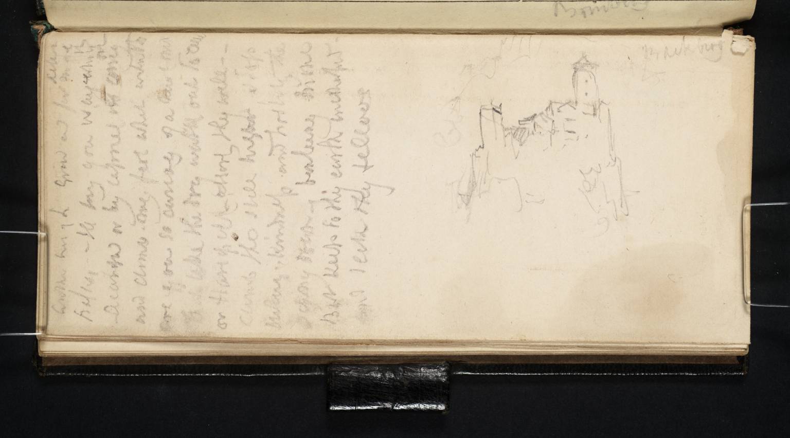 Castle on Rock. Backberg - Bomberg [Turner]