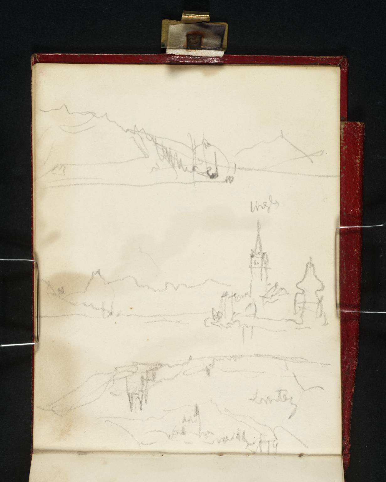 Views on River. Lintz [Turner] (on Rhine)