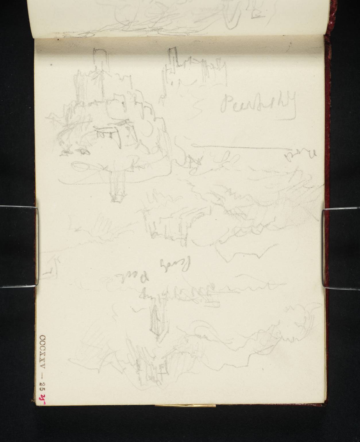 Castle on Rock. ?Peupshy [Turner]