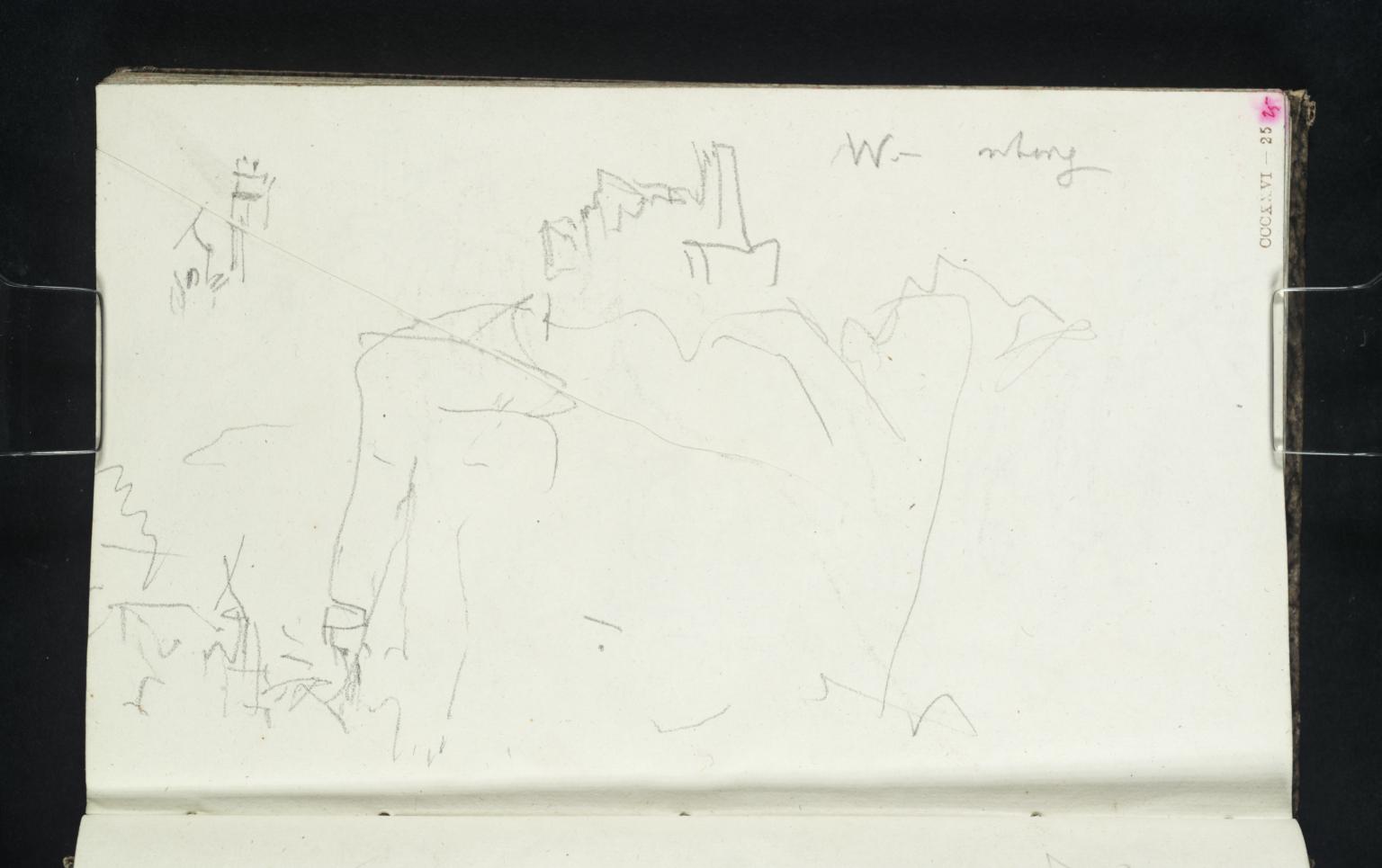 Castle among Mountains. W-nsberg [Turner]
