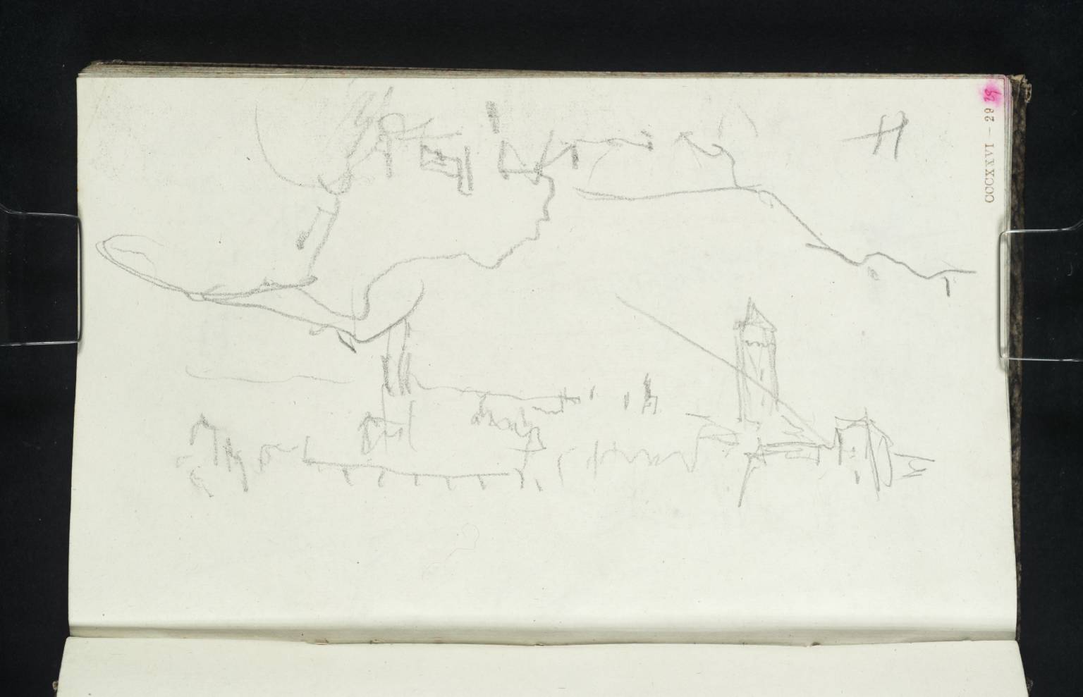 Distant Mountains and Town