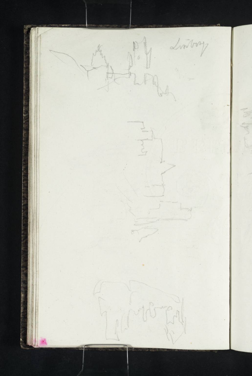 Ruins. Linberg [Turner]. (?The Ruin of Limburg, near Sponeck)