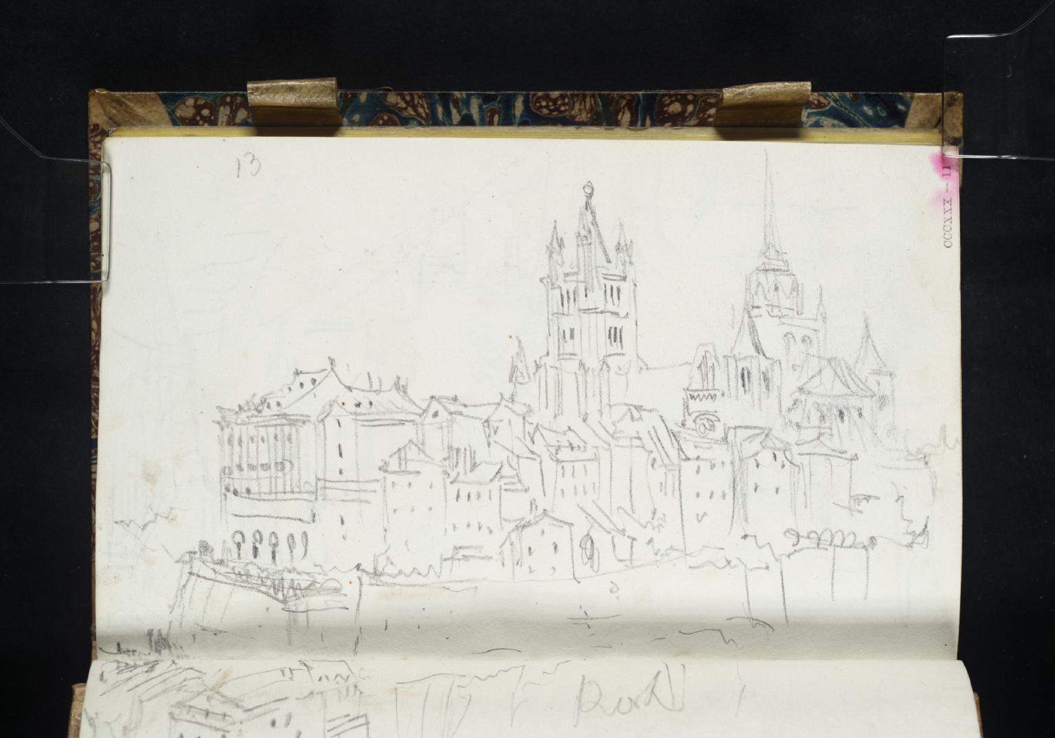 Lausanne from the south-west