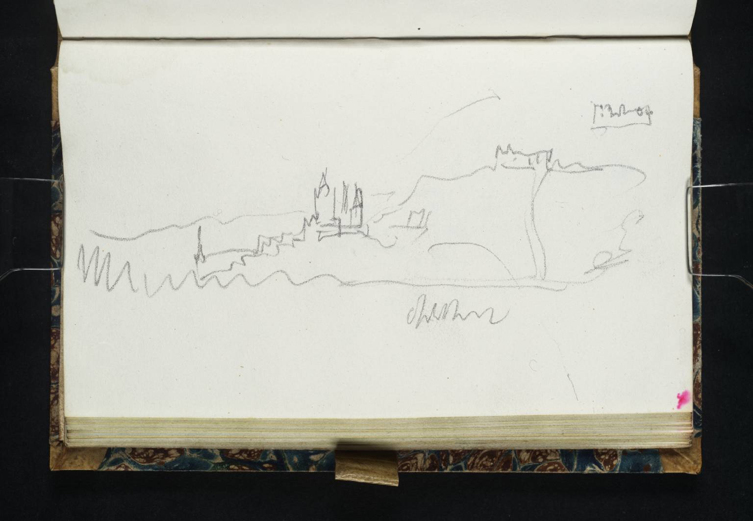 Buildings beside Lake (or River). ?Oppenheim [Turner]