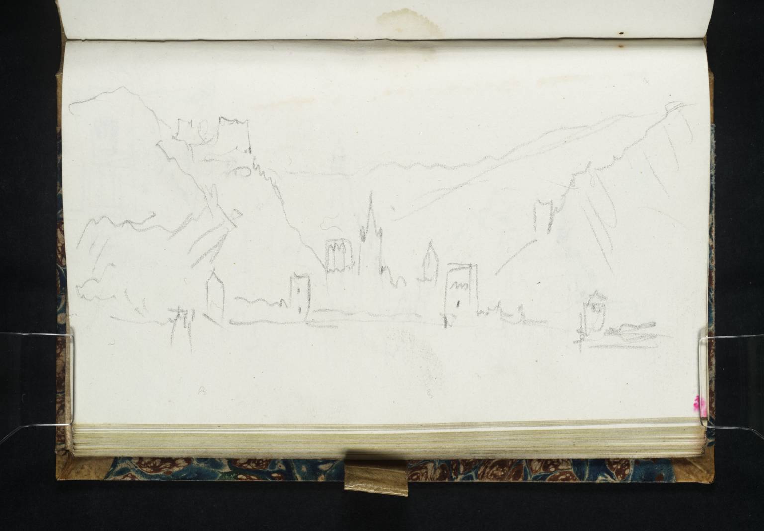 Town, with Ruins, Etc.