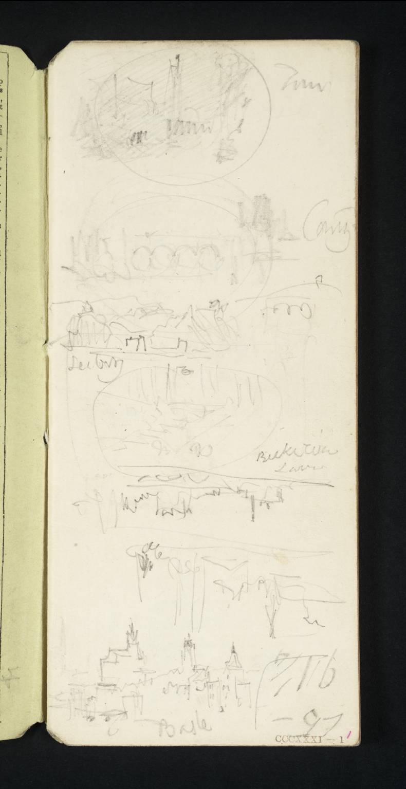 Views of Towns; One of Basle [Turner]