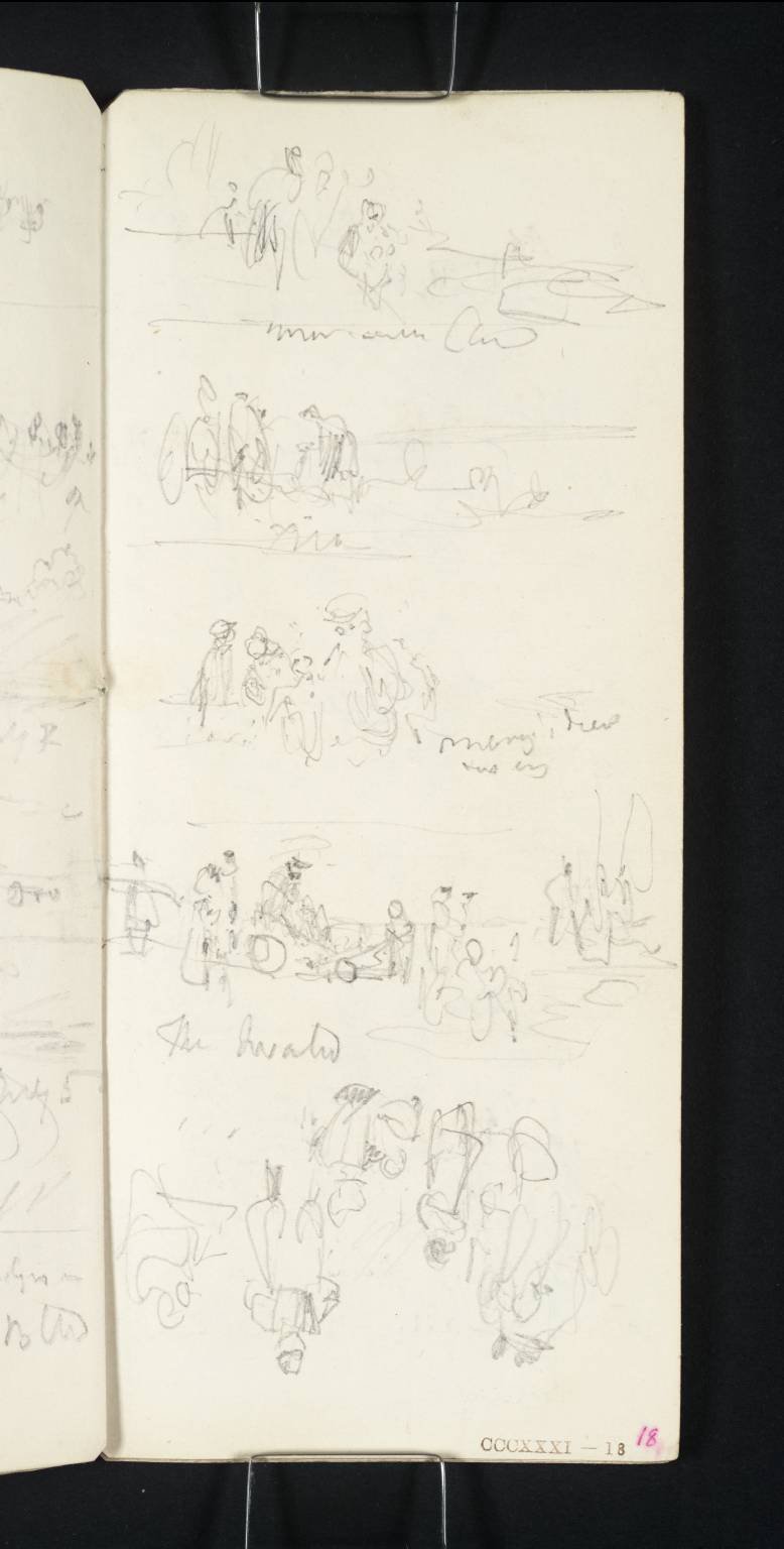Groups of Figures. The Invalid [Turner], Etc.