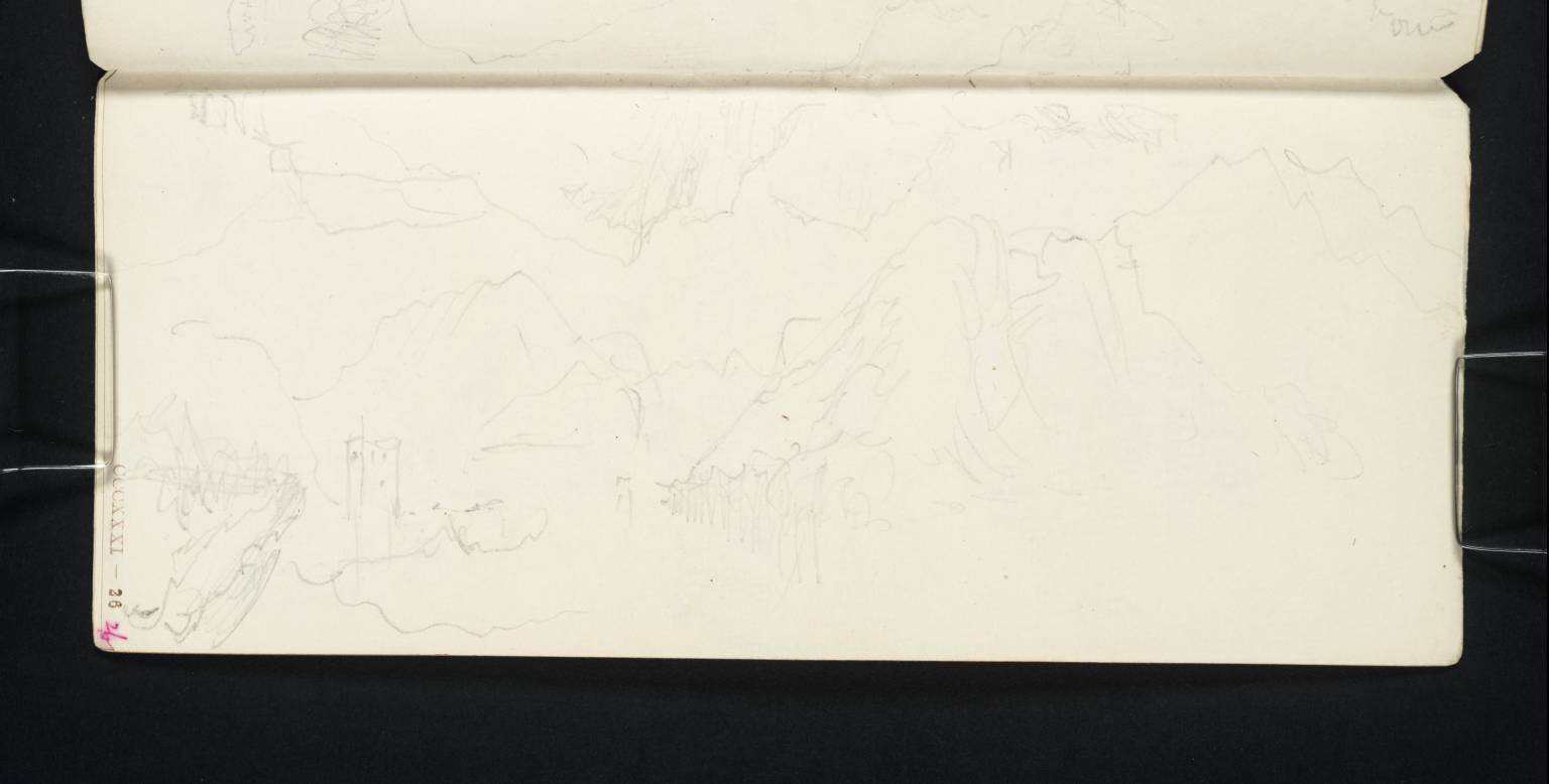 Lake, with Mountains