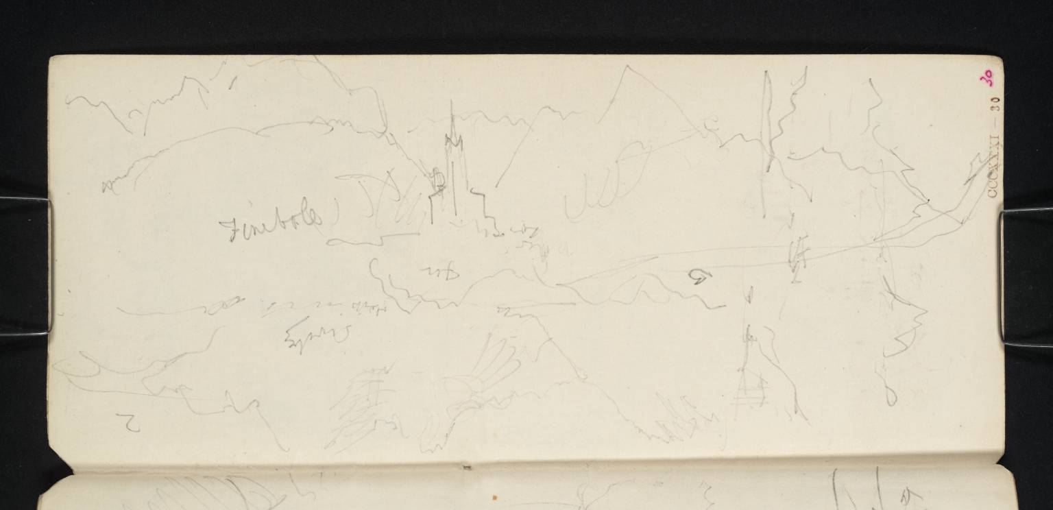 Mountains, Towers, Etc. Finebole, Switz [Turner] (Schwitz)