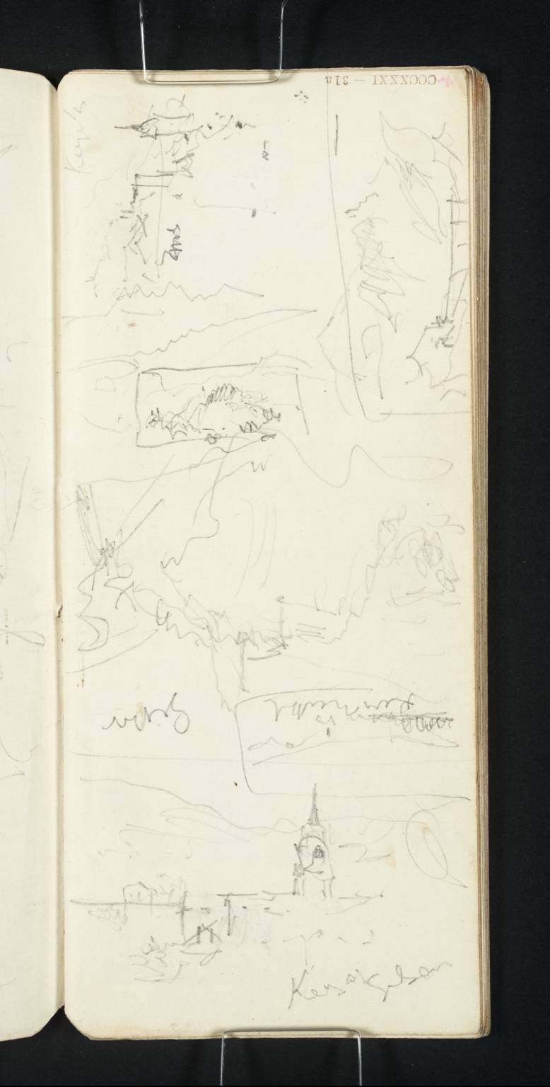 Lake, with Mountains, Etc.