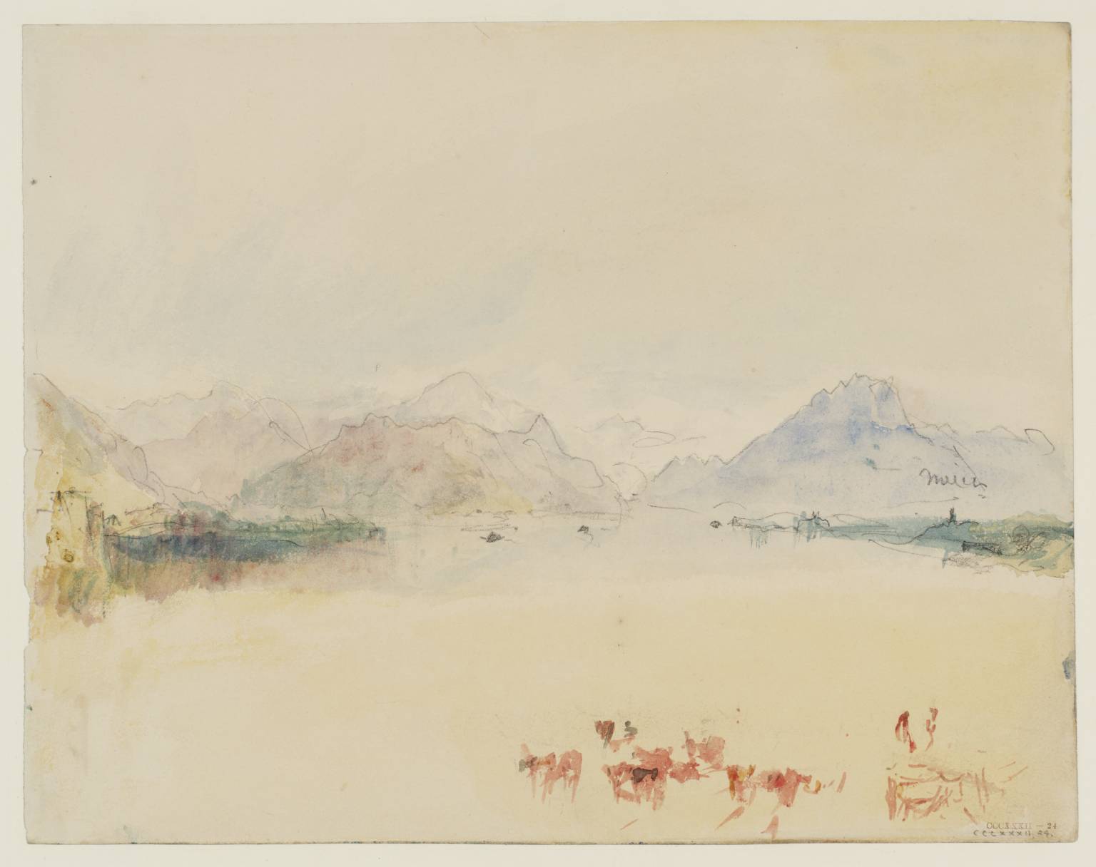 Lake Lucerne, from near Meggen