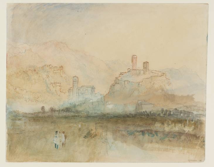 ‘Bellinzona from the North’, Joseph Mallord William Turner, 1841 | Tate