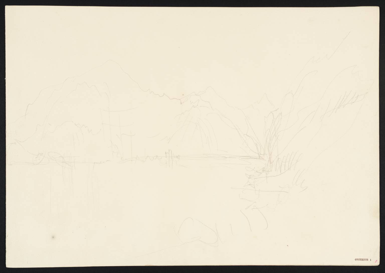 Lake with Mountains