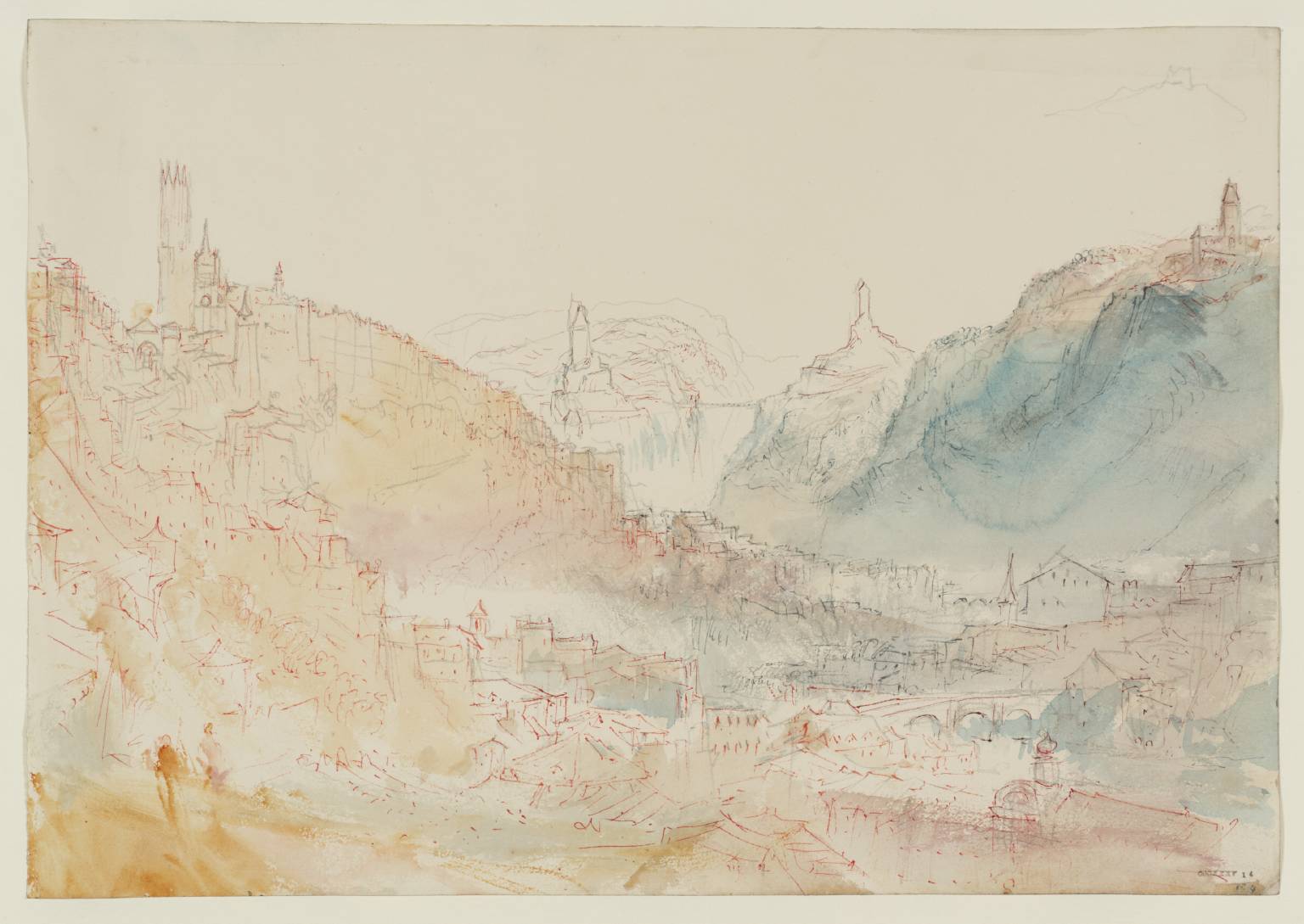 Fribourg: The Descent from the Hôtel de Ville