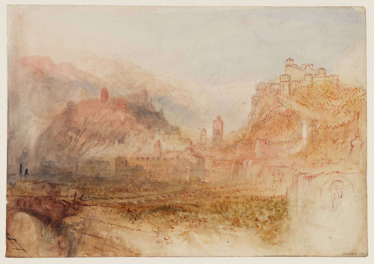 Bellinzona from the South-East