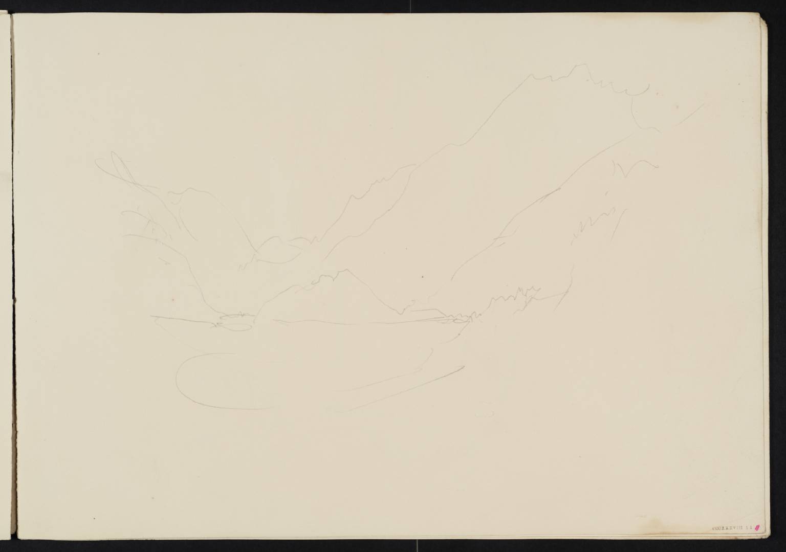 Lake, with Mountains