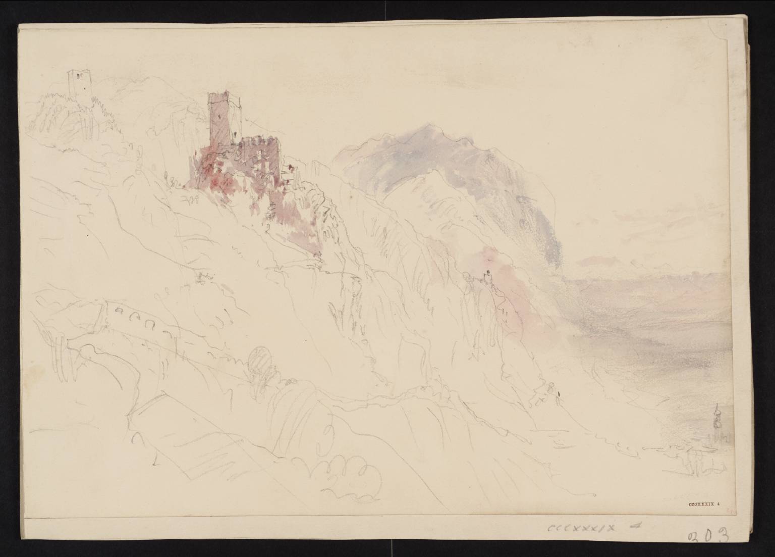 Ruined Castle on Rock