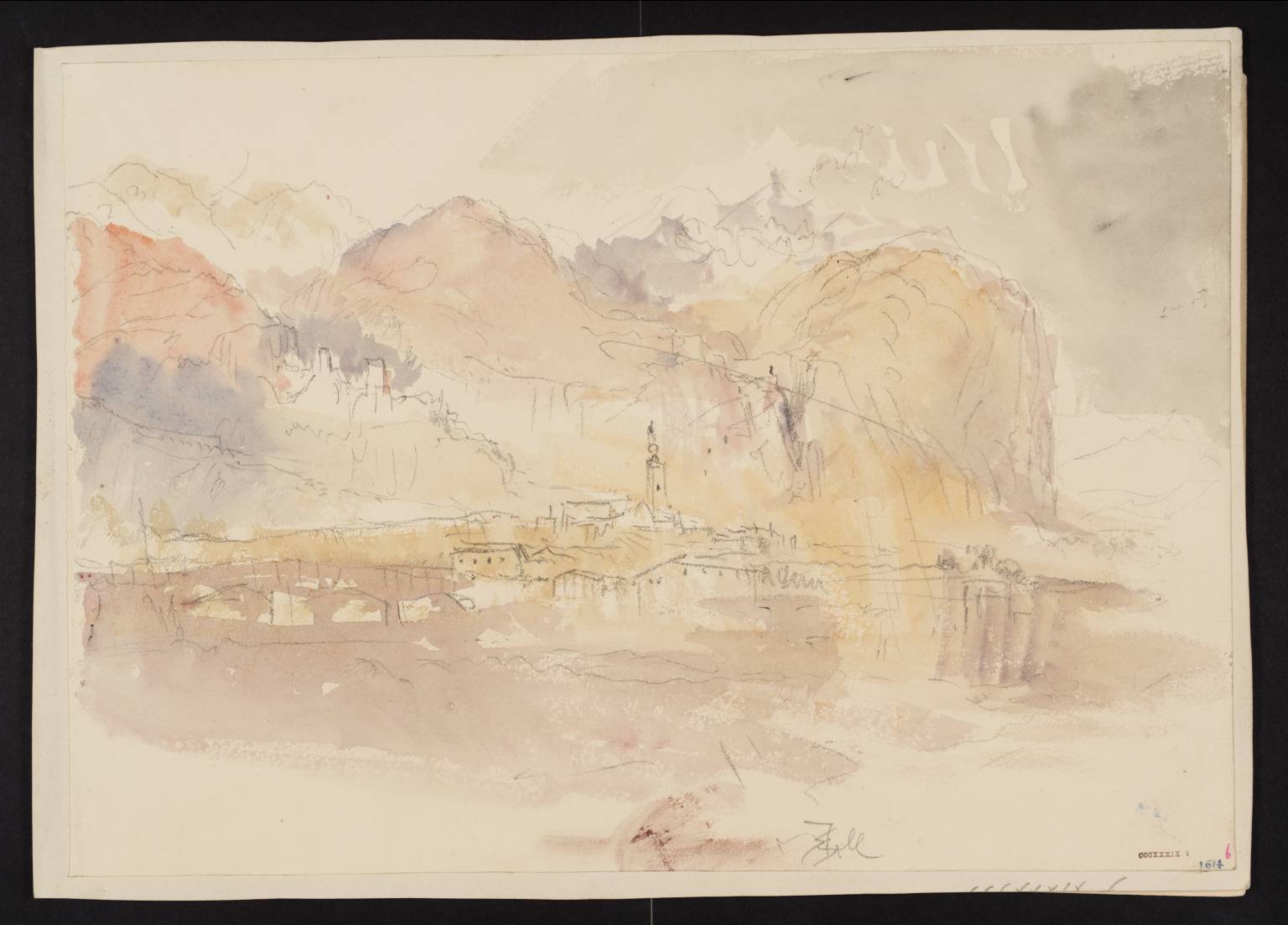 Town at the Foot of Mountains