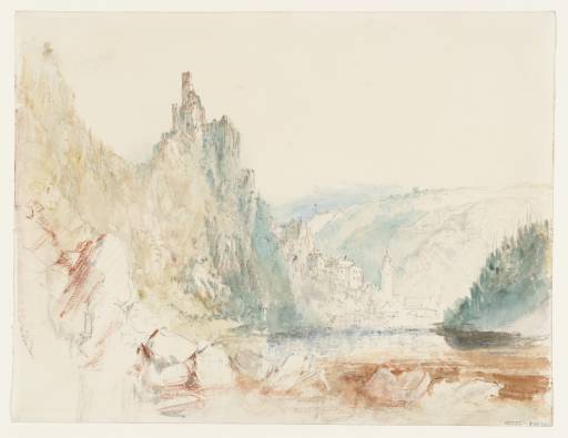 Joseph Mallord William Turner, ‘Burg Hals, on the River Ilz near Passau’ 1840