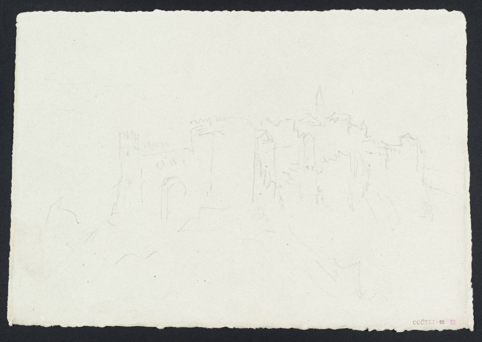 Ruined Castle on Rock