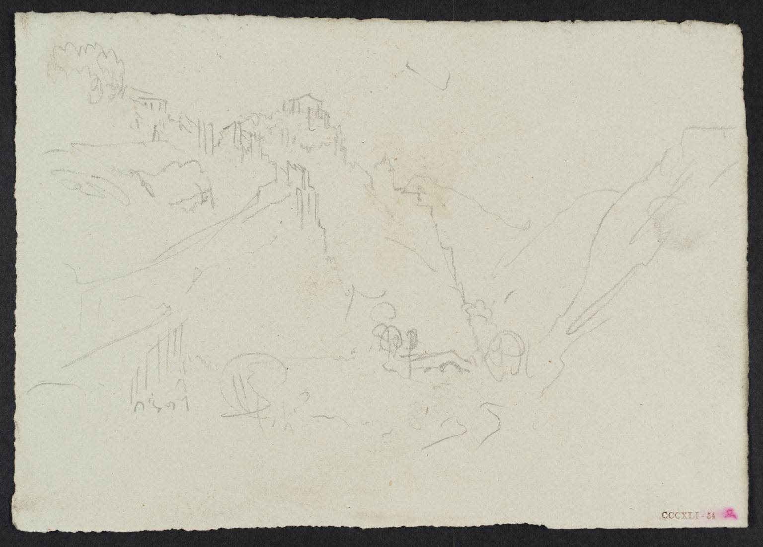 Mountains, with Buildings