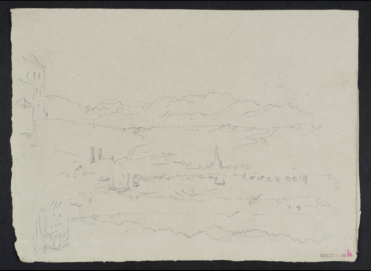 Landscape with Distant Mountains
