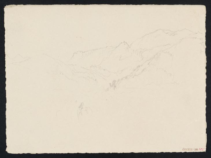 Joseph Mallord William Turner, ‘?Italian Mountains’ c.1828-43