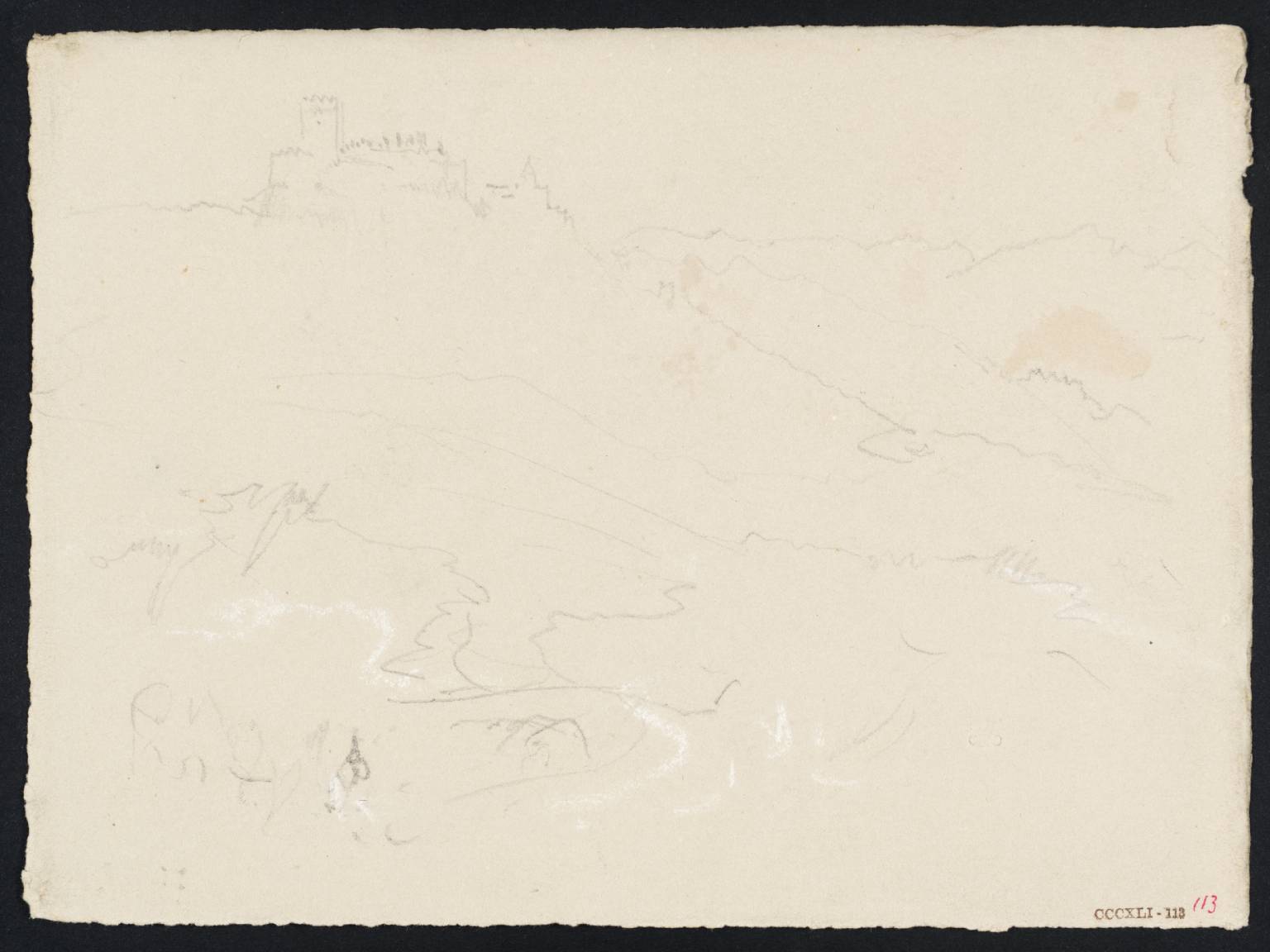 Mountains, with Castle