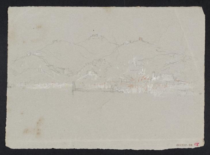 Joseph Mallord William Turner, ‘An ?Italian Harbour on a Rocky Coast’ c.1828-43