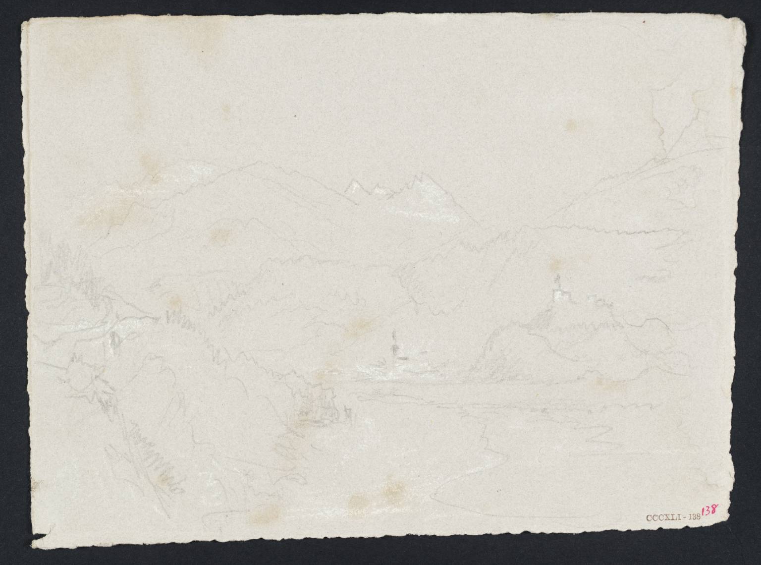 Mountain Pass, with Castle