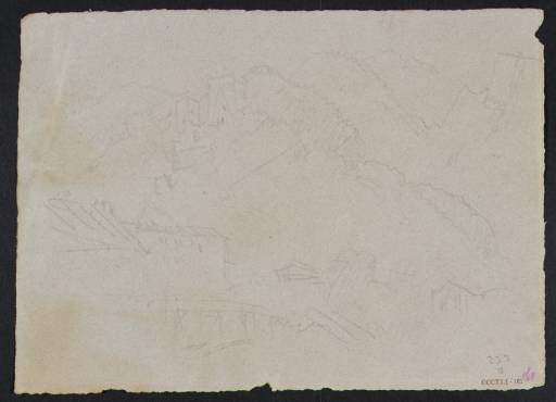 Joseph Mallord William Turner, ‘Burg Fragenstein above Zirl, in the Alps near Innsbruck’ 1833