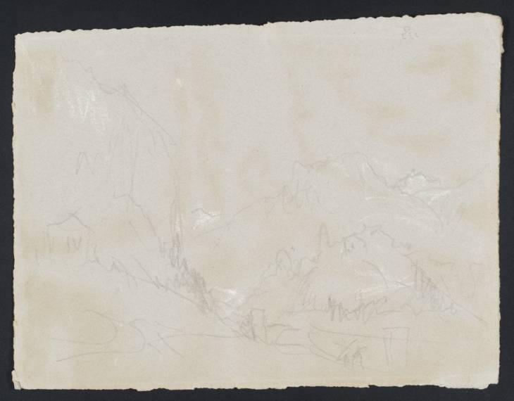 Joseph Mallord William Turner, ‘A Village in an Alpine Mountain Valley ?near Innsbruck’ 1833