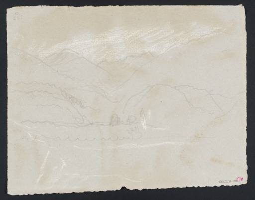 Joseph Mallord William Turner, ‘An Alpine Mountain Valley with a Distant Church, ?near Innsbruck’ 1833