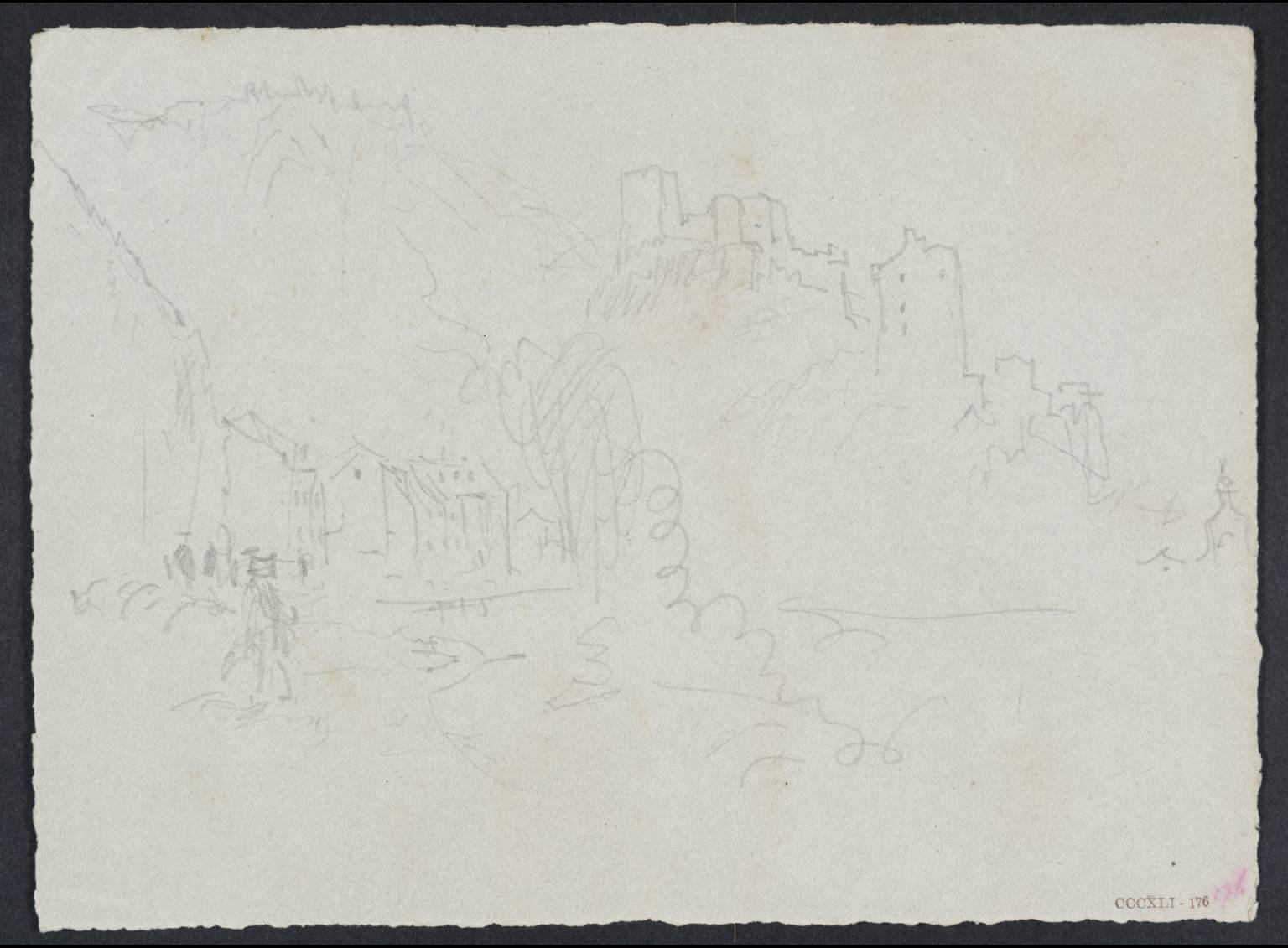 Ruined Castle on Rock