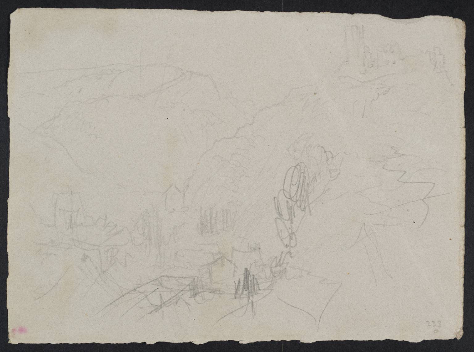 Ruined Castle on Rock