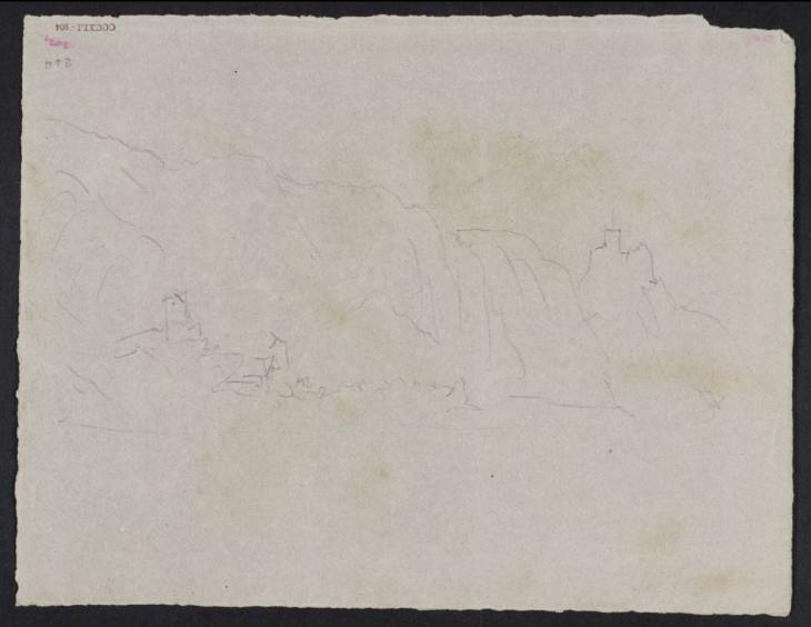 Joseph Mallord William Turner, ‘Burg Rheineck on the River Rhine’ 1840