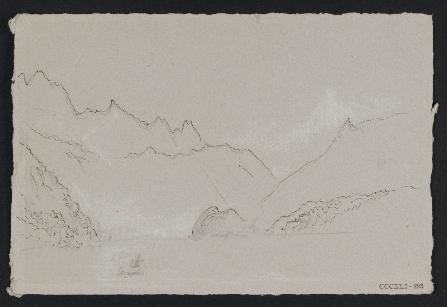 Mountains beside Lake