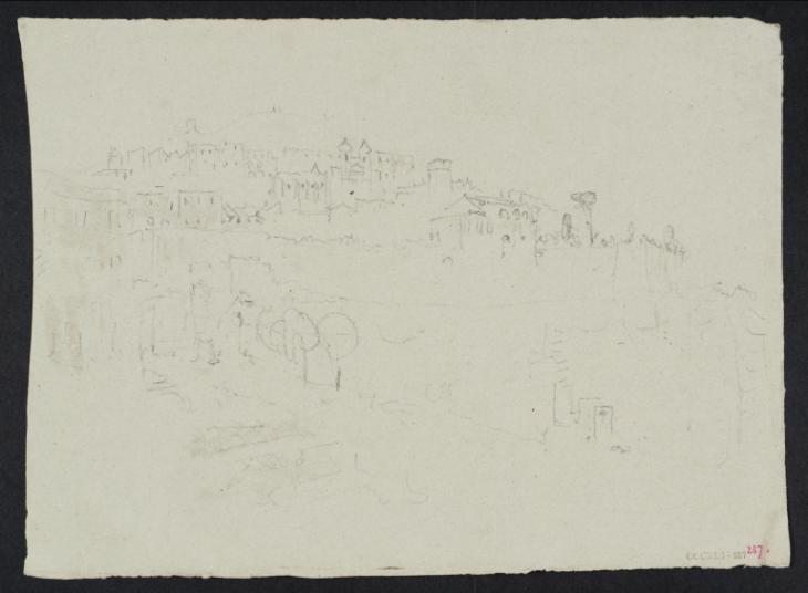 Joseph Mallord William Turner, ‘An ?Italian Hill Town’ c.1828-43
