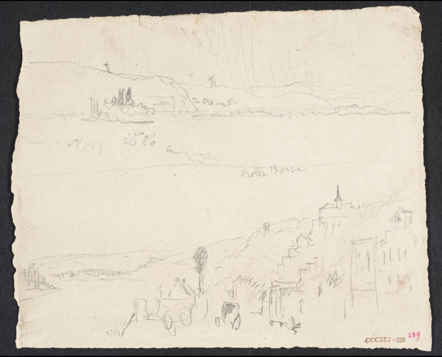 Two Views of Hilly River-Banks