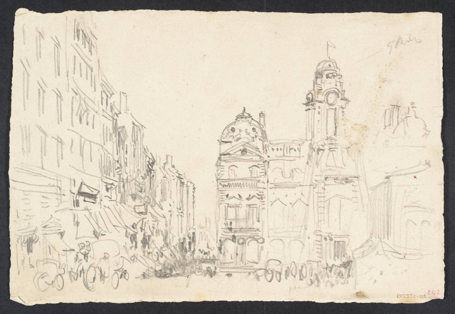 Street Scene in Town
