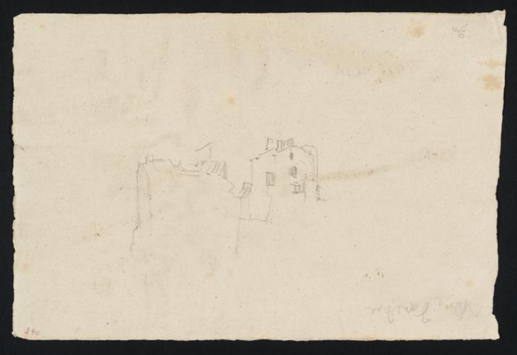 Joseph Mallord William Turner, ‘?Italian Houses’ c.1828-43