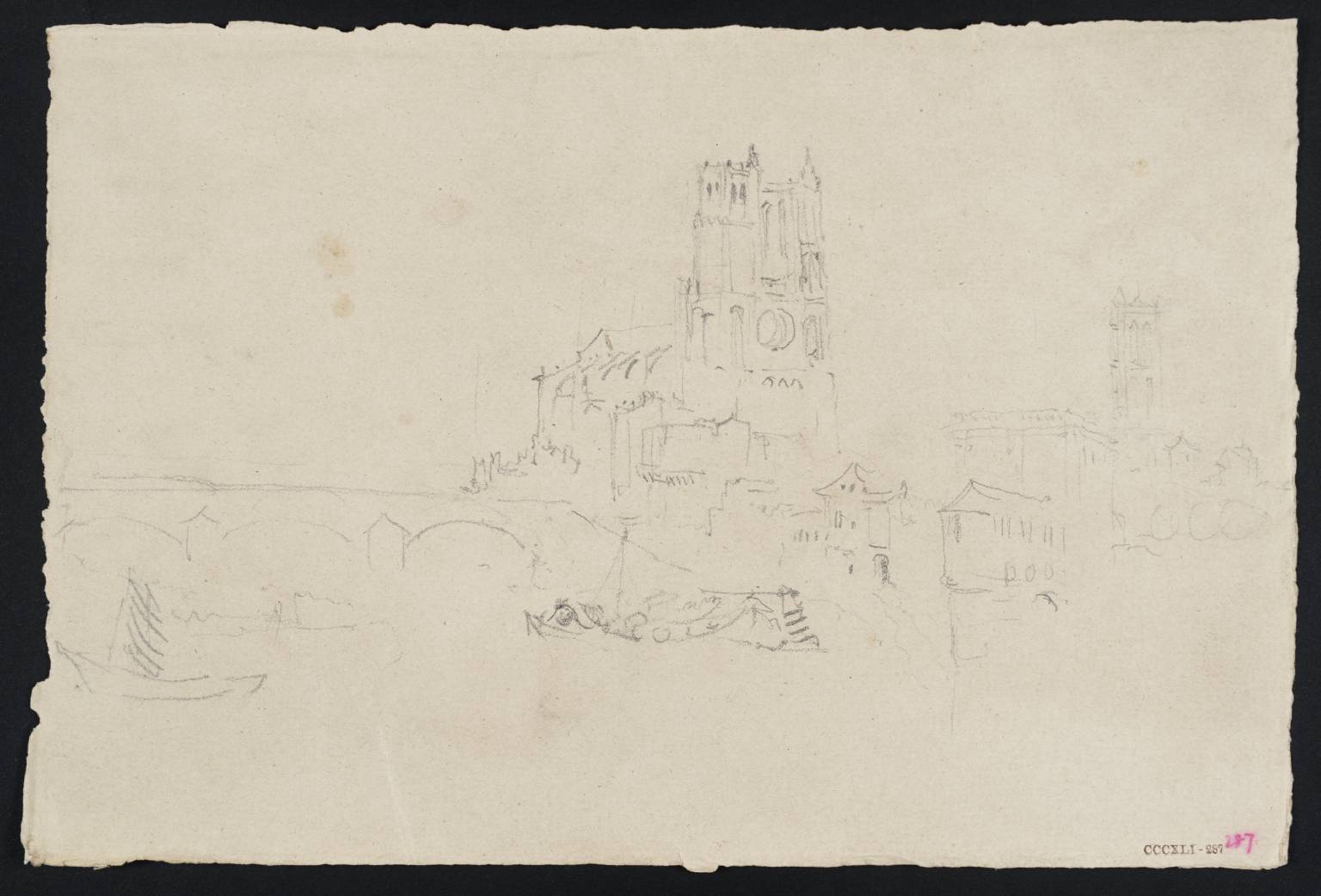 The Church of Rolleboise, close to Mantes