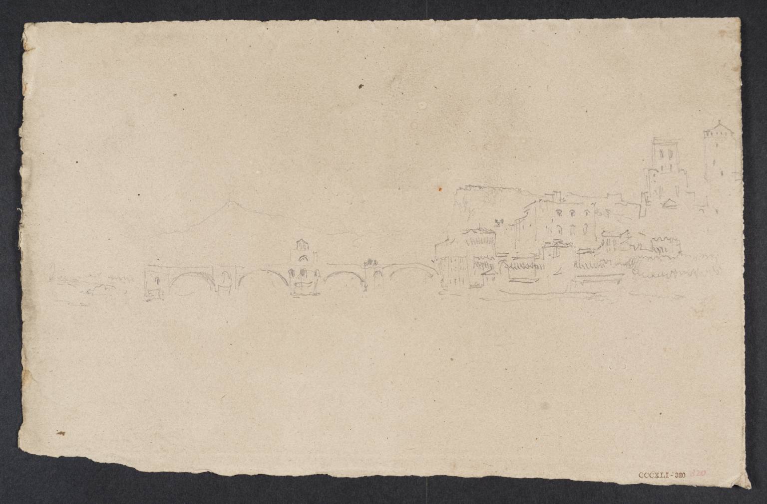 Town beside River, with Old Roman Bridge