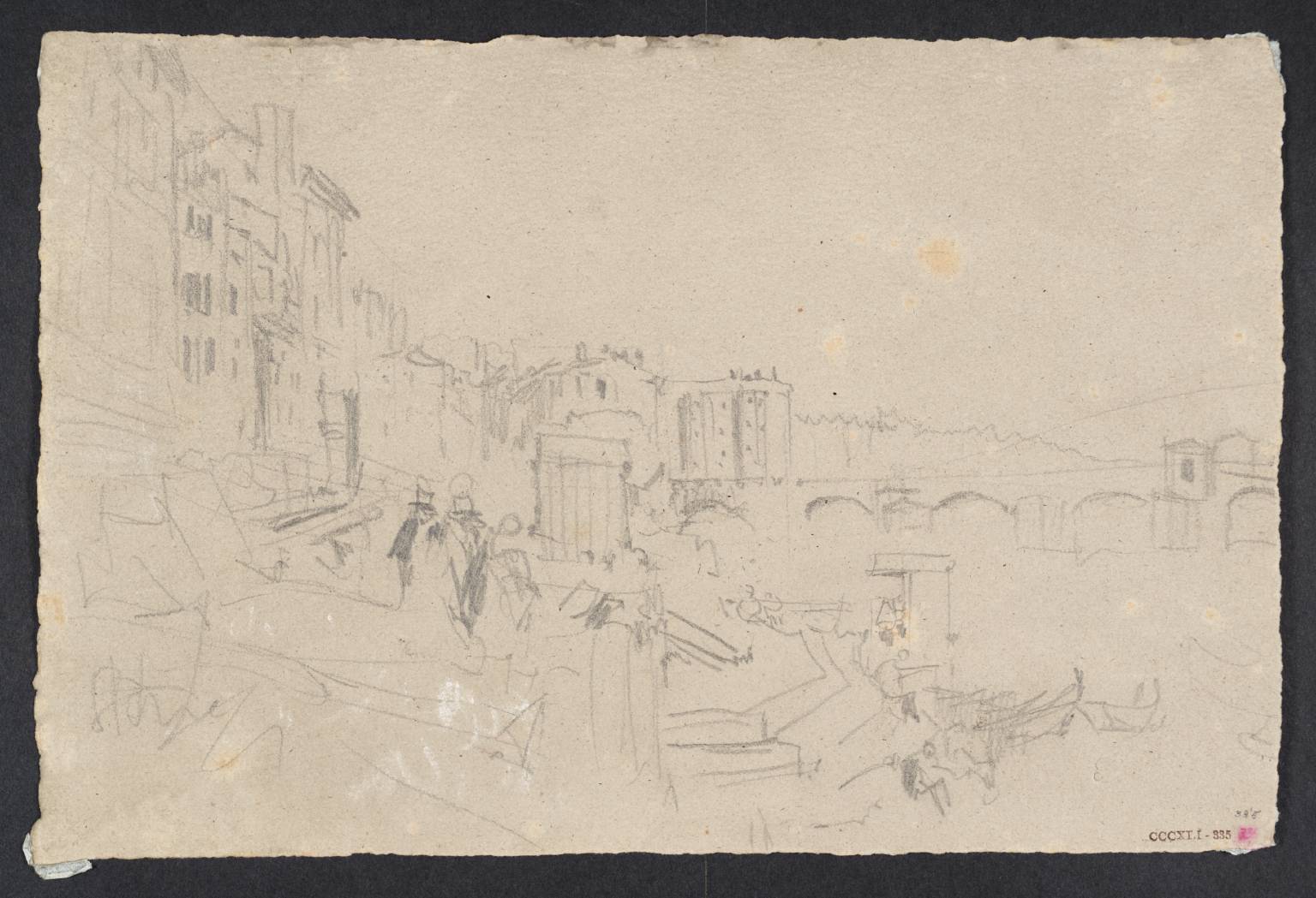 Bridge and Houses, from Landing Stage